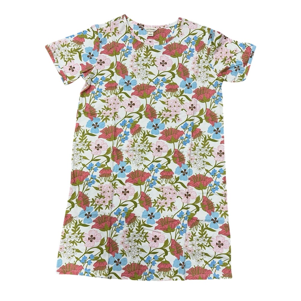 Vera Bradley Women's 2-pack Short Sleeve Cotton Sleep Shirt, Purple, Size M - Picture 6 of 10